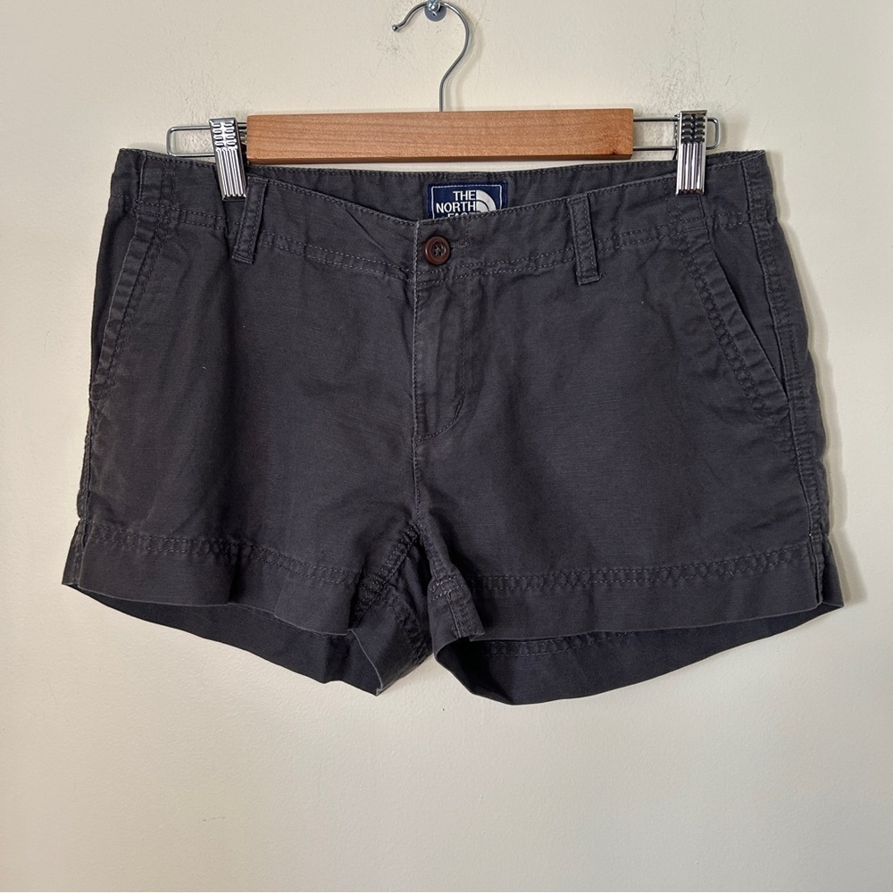 The North Face Cotton Linen Blend Shorts Size 6